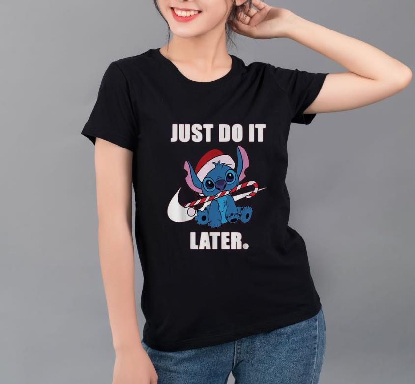 Pretty Stitch just do it Nike later shirt 4 - Pretty Stitch just do it Nike later shirt