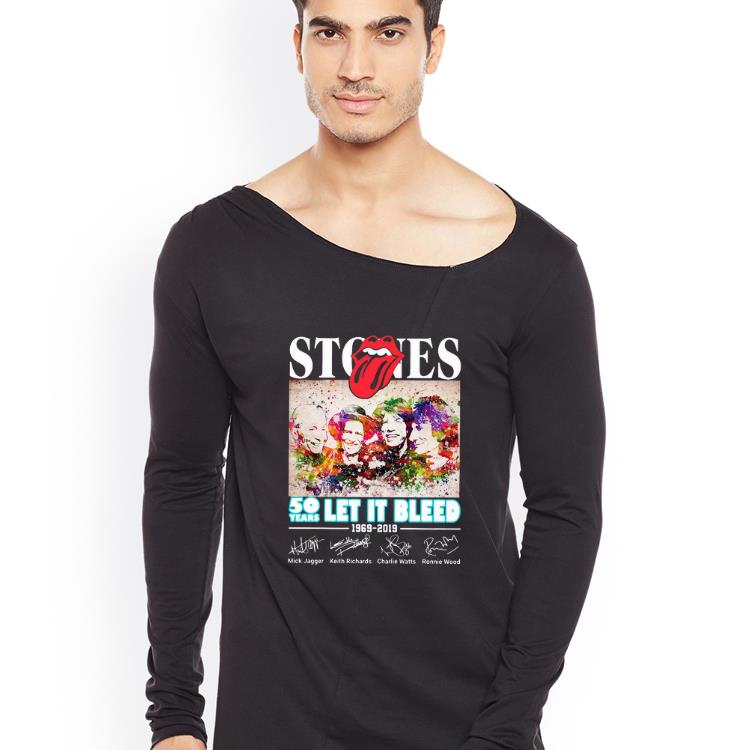 Pretty Stone 50 Years Let It Bleed 1969 2019 Signatures shirt 4 - Pretty Stone 50 Years Let It Bleed 1969 2019 Signatures shirt