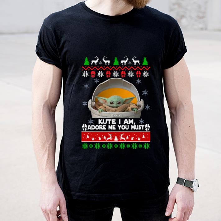 Pretty Ugly Christmas Cute I Am Must Baby Yoda shirt 4 - Pretty Ugly Christmas Cute I Am Must Baby Yoda shirt