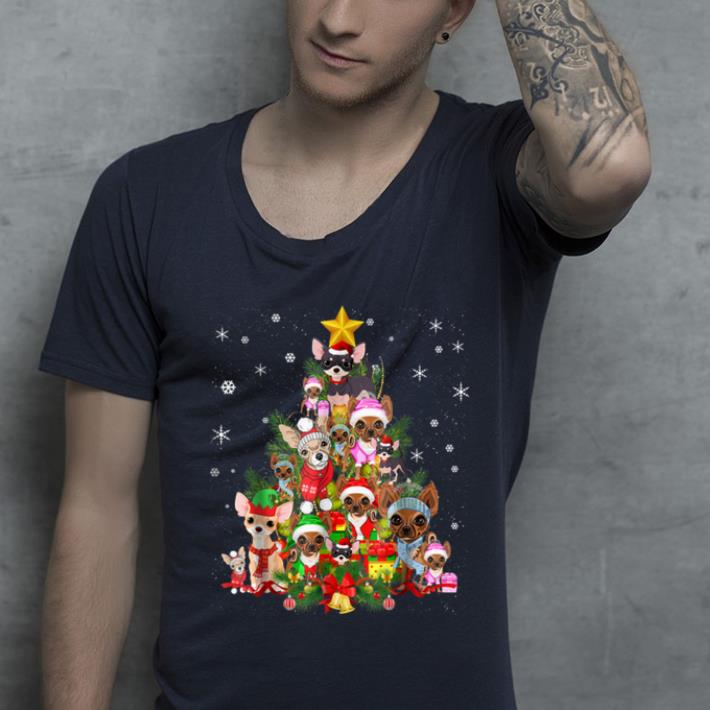 Top Chihuahua Christmas Tree Xmas Gift For Chihuahua Dog shirt 4 - Top Chihuahua Christmas Tree Xmas Gift For Chihuahua Dog shirt