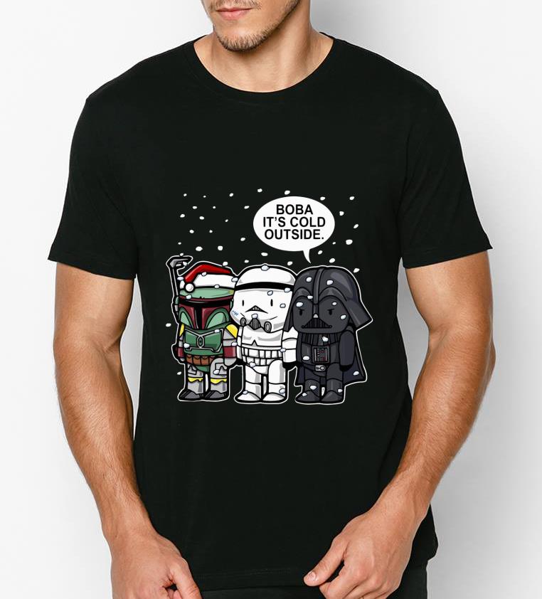 Top Christmas Star Wars Boba it s cold outside shirt 4 - Top Christmas Star Wars Boba it’s cold outside shirt