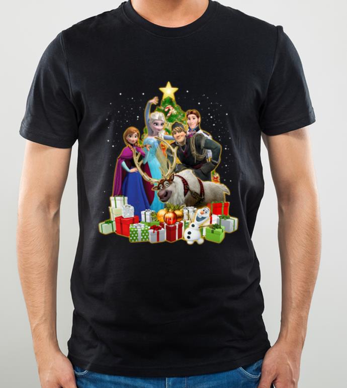 Top Disney Frozen Characters Christmas Tree shirt 4 - Top Disney Frozen Characters Christmas Tree shirt