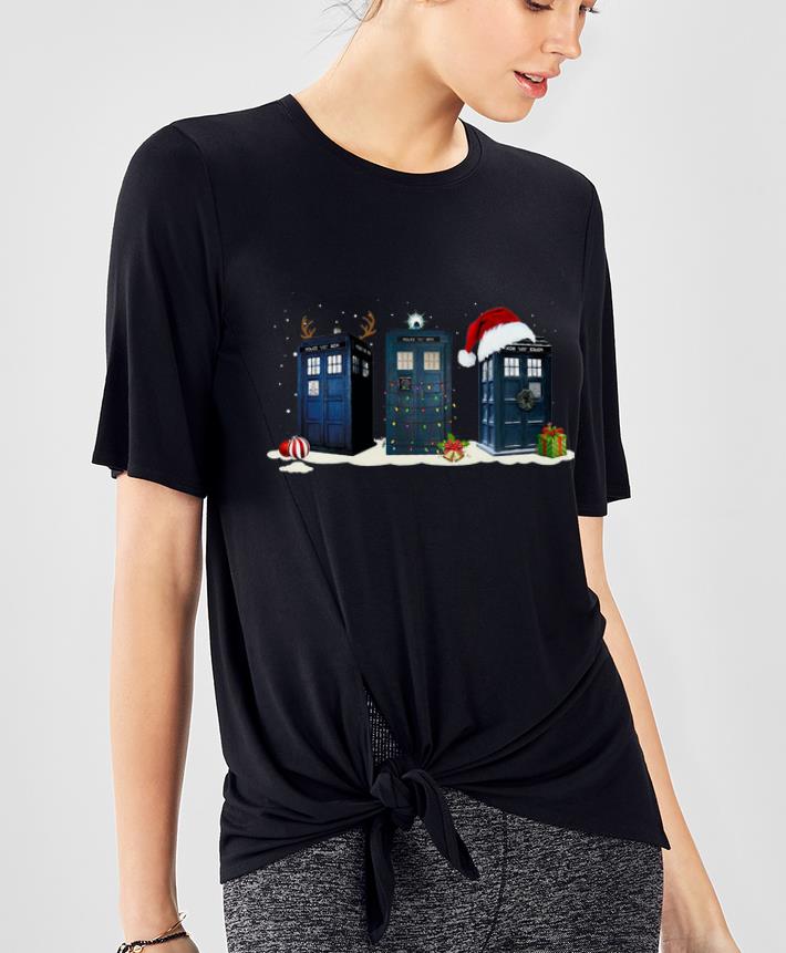 Top Doctor Who Tardis Police Box Christmas shirt 4 - Top Doctor Who Tardis Police Box Christmas shirt