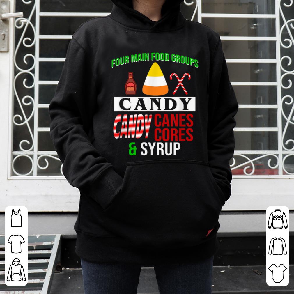 Top Four Main Food Groups Elf Buddy Christmas Pajama Gift shirt 4 - Top Four Main Food Groups Elf Buddy Christmas Pajama Gift shirt