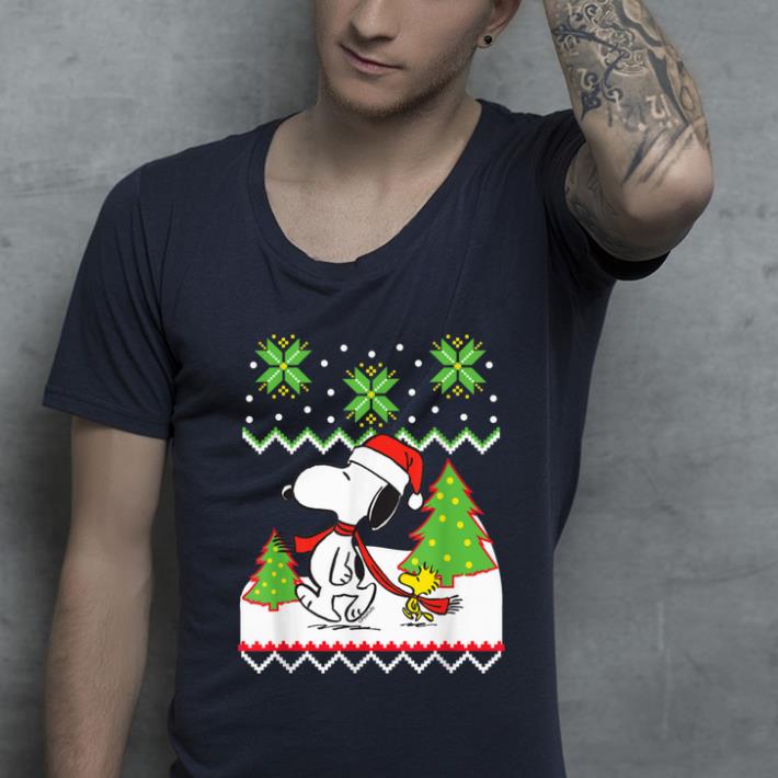 Top Peanuts Santa Snoopy shirt 4 - Top Peanuts Santa Snoopy shirt