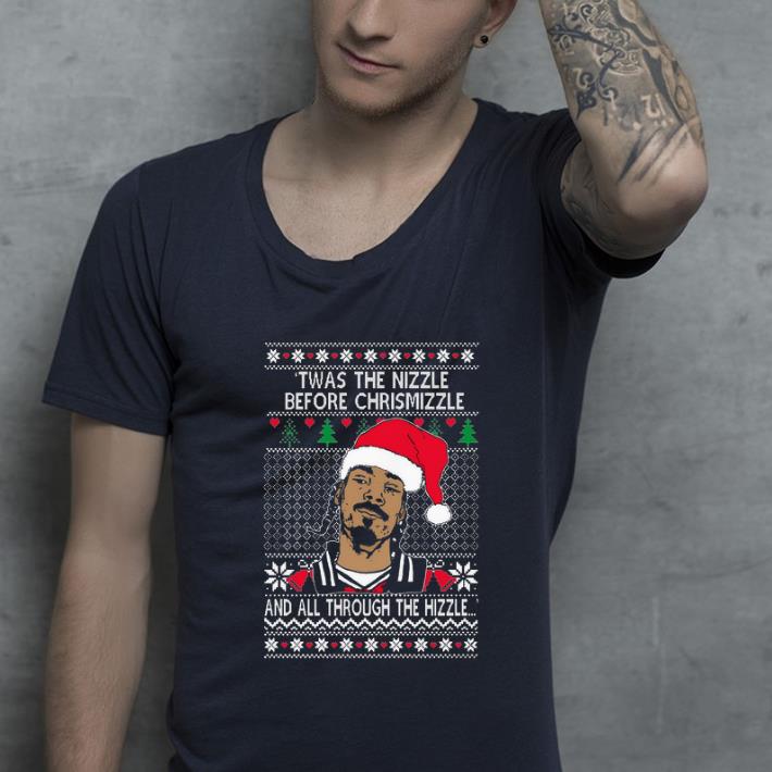 Top Snoop Dogg Twas The Nizzle Before Christmizzle And All Through The Hizzle Ugly Christmas shirt 4 - Top Snoop Dogg Twas The Nizzle Before Christmizzle And All Through The Hizzle Ugly Christmas shirt