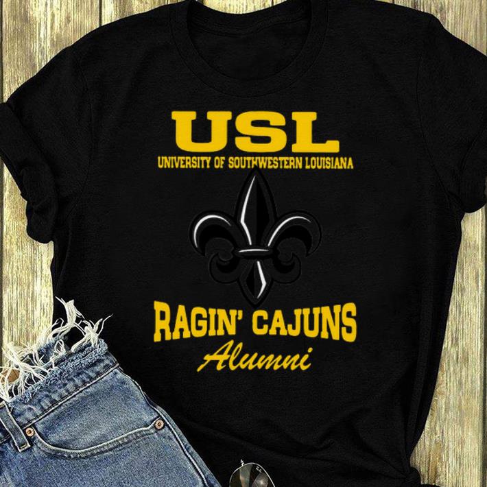 Top Usl University Of Southwestern Louisiana Ragin Cajuns Alumni shirt 4 - Top Usl University Of Southwestern Louisiana Ragin’ Cajuns Alumni shirt