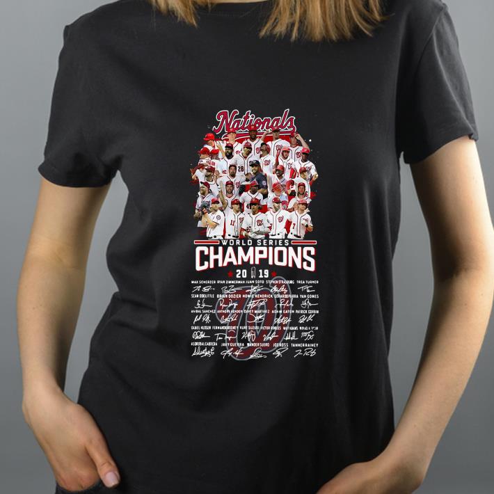 Top Washington Nationals World Series Champions 2019 Signatures shirt 4 - Top Washington Nationals World Series Champions 2019 Signatures shirt