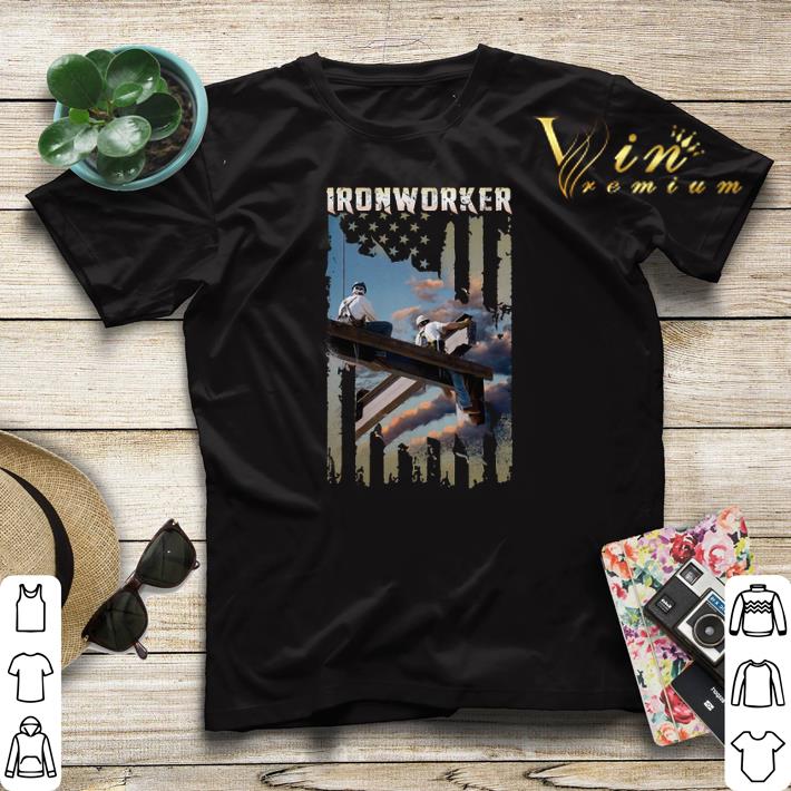 American flag Ironworker shirt 4 - American flag Ironworker shirt
