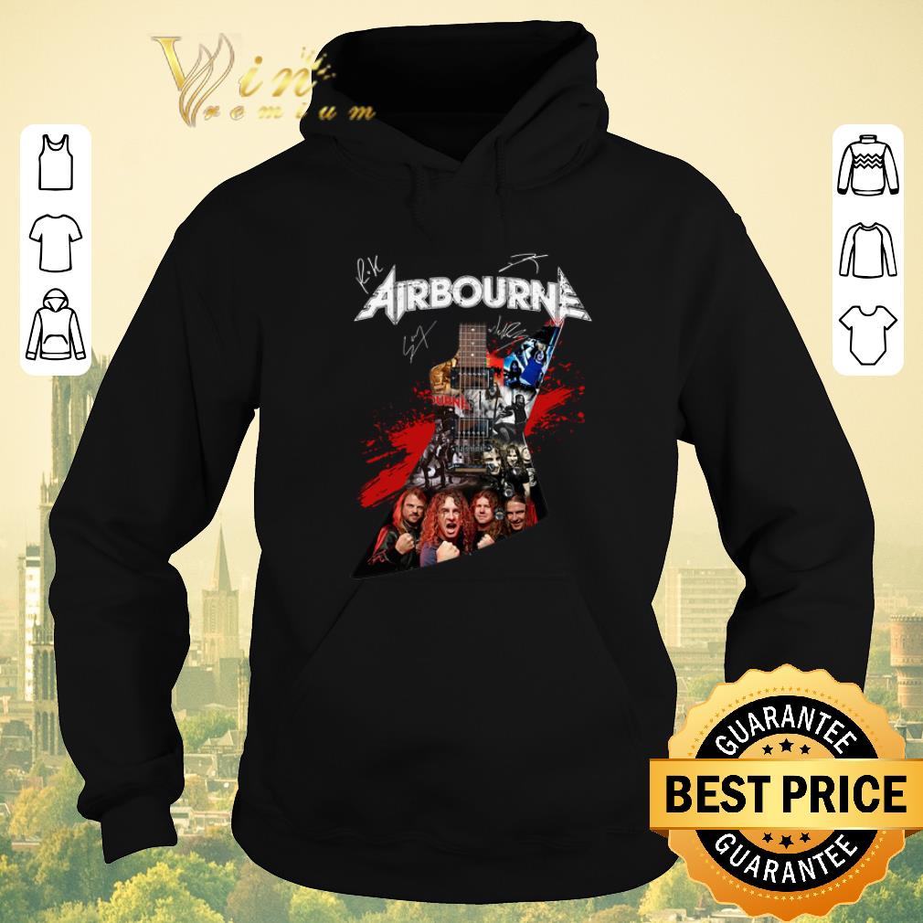 Awesome Airbourne all signature guitarist shirt sweater Awesome Airbourne all signature guitarist shirt sweater 4 - Awesome Airbourne all signature guitarist shirt sweater