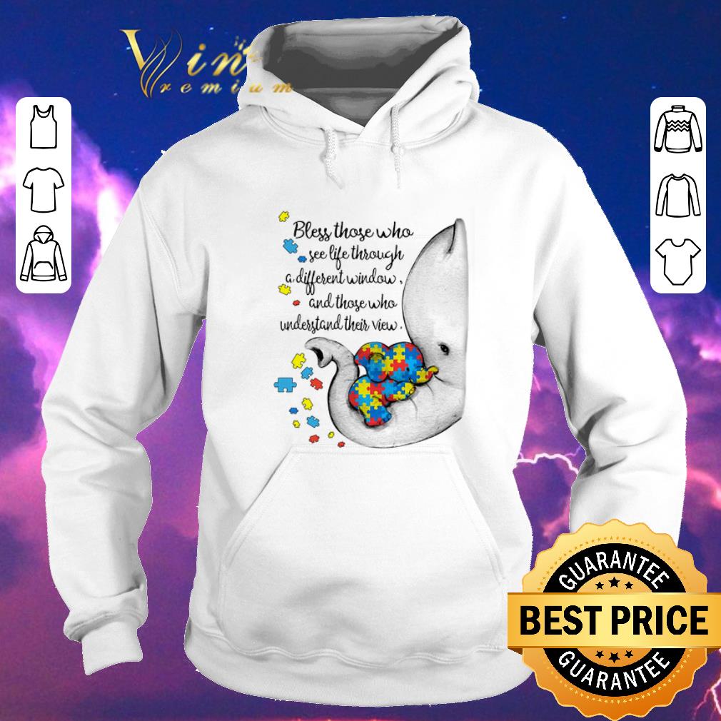 Awesome Autism Puzzle elephants bless those who see life through window shirt sweater Awesome Autism Puzzle elephants bless those who see life through window shirt sweater 4 - Awesome Autism Puzzle elephants bless those who see life through window shirt sweater