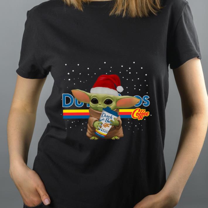 Awesome Baby Yoda Hug Dutch Bros Coffee Christmas shirt 4 - Awesome Baby Yoda Hug Dutch Bros Coffee Christmas shirt