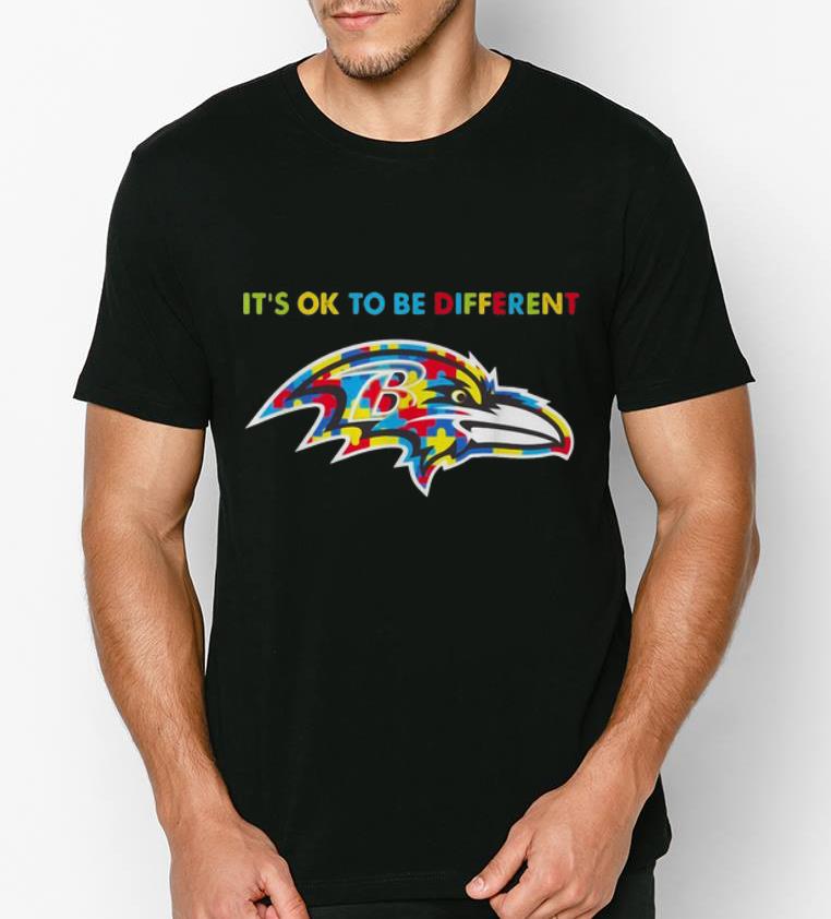 Awesome Baltimore Ravens Autism It s Ok To Be Different shirt 4 - Awesome Baltimore Ravens Autism It's Ok To Be Different shirt