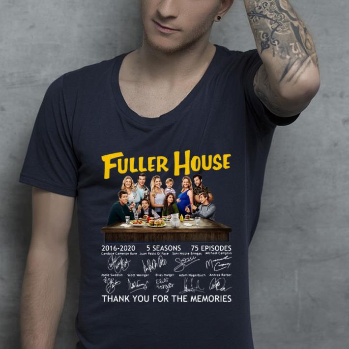Awesome Fuller House Party Thank You For The Memories Signatures shirt 4 - Awesome Fuller House Party Thank You For The Memories Signatures shirt