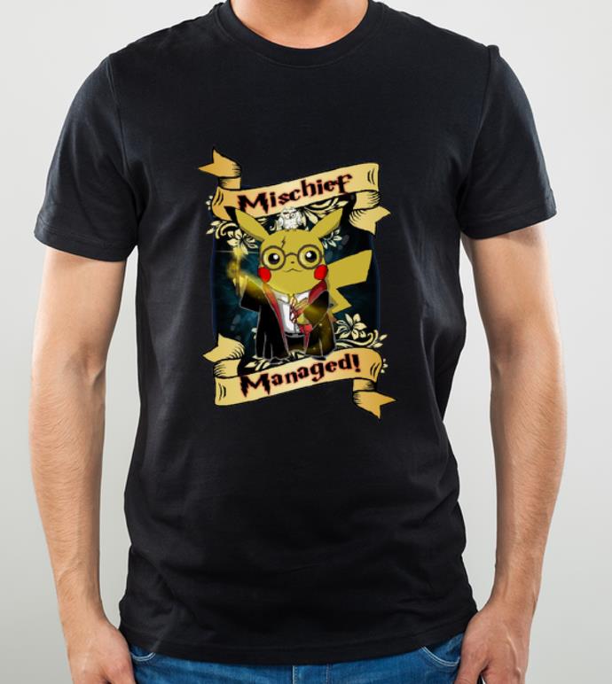 Awesome Harry Pika Harry Potter And Pikachu Mischief Managed shirt 4 - Awesome Harry Pika - Harry Potter And Pikachu Mischief Managed shirt