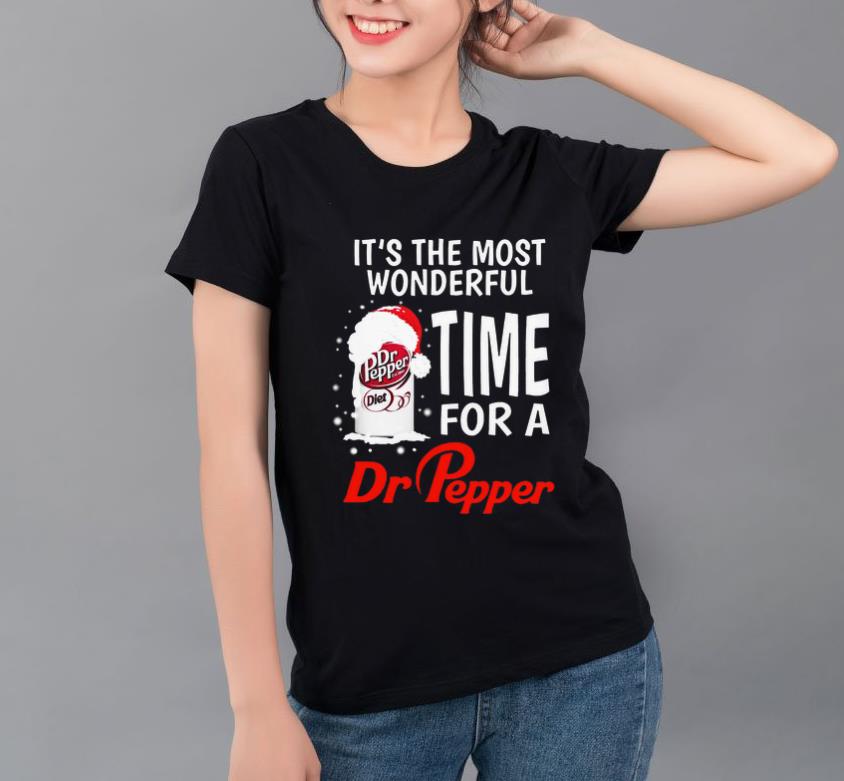 Awesome It s the most wonderful time of a Dr Pepper shirt 4 - Awesome It’s the most wonderful time of a Dr Pepper shirt