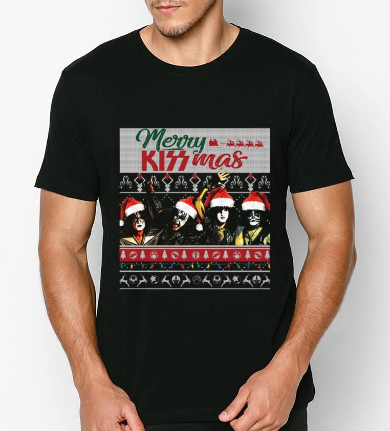 Awesome Merry Kiss mas ugly christmas shirt 4 - Awesome Merry Kiss mas ugly christmas shirt