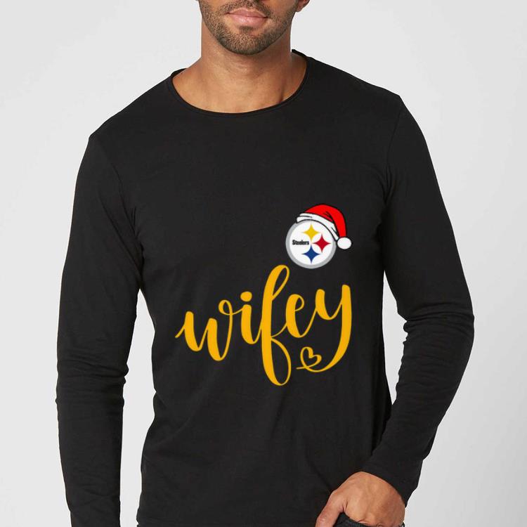 Awesome Santa Pittsburgh Steelers Wifey shirt 4 - Awesome Santa Pittsburgh Steelers Wifey shirt