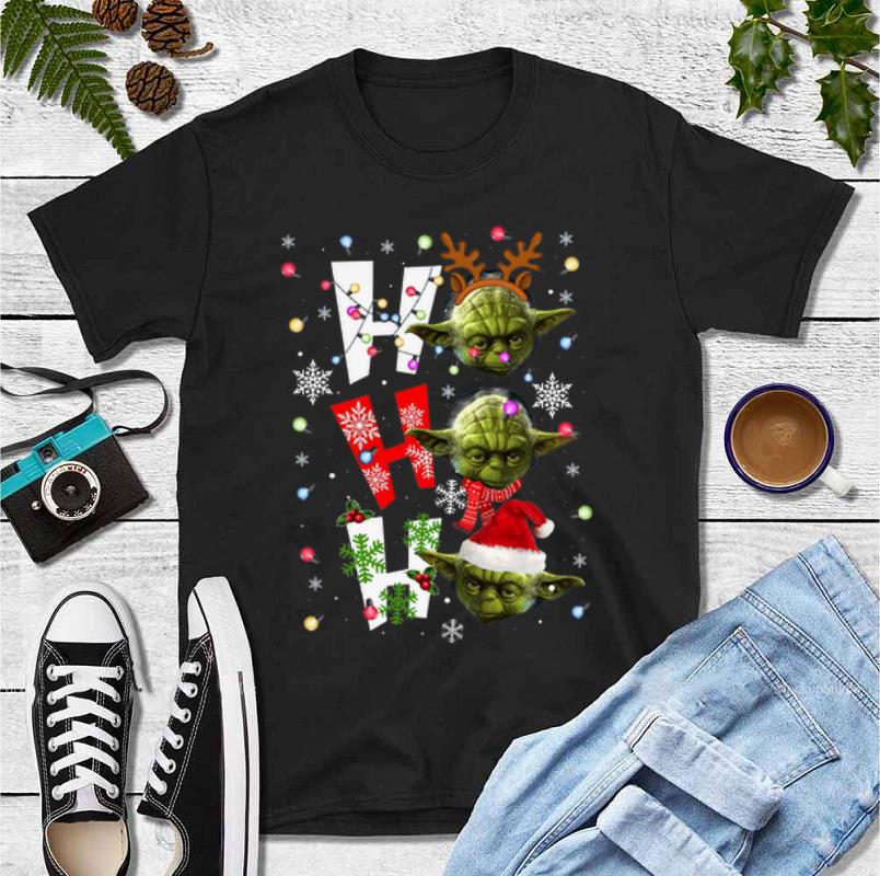 Awesome Santa Yoda Ho Ho Ho Christmas shirt 4 - Awesome Santa Yoda Ho Ho Ho Christmas shirt