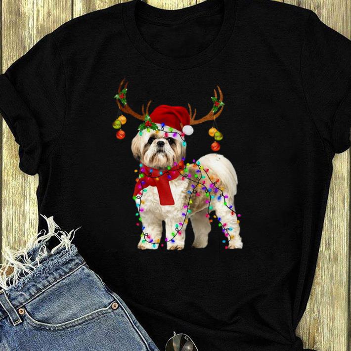Awesome Shih Tzu Gorgeous Reindeer Christmas shirt 4 - Awesome Shih Tzu Gorgeous Reindeer Christmas shirt