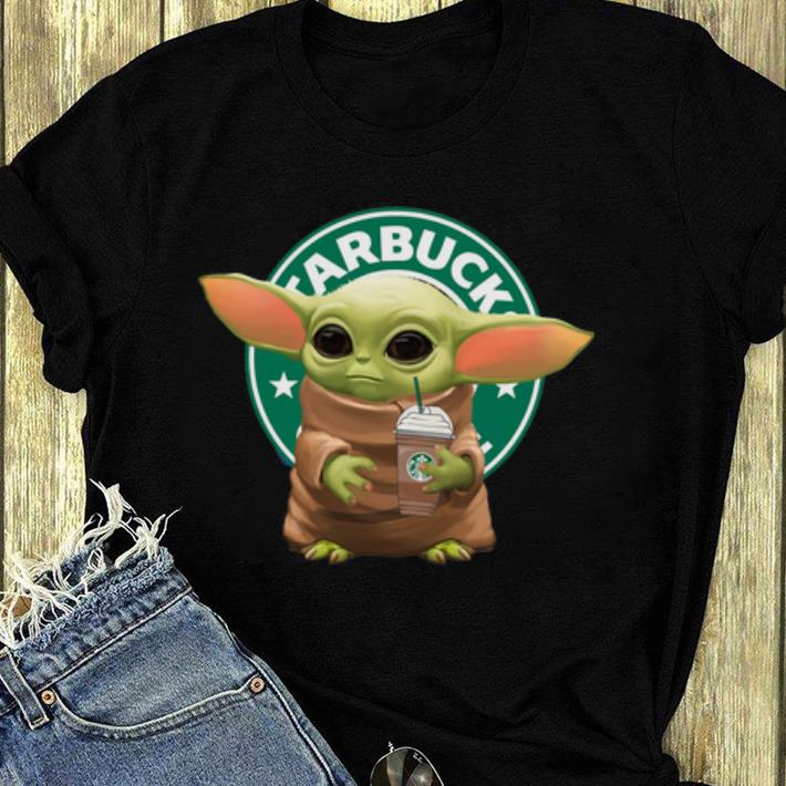 Awesome Star Wars Baby Yoda Hug Starbucks shirt 4 - Awesome Star Wars Baby Yoda Hug Starbucks shirt