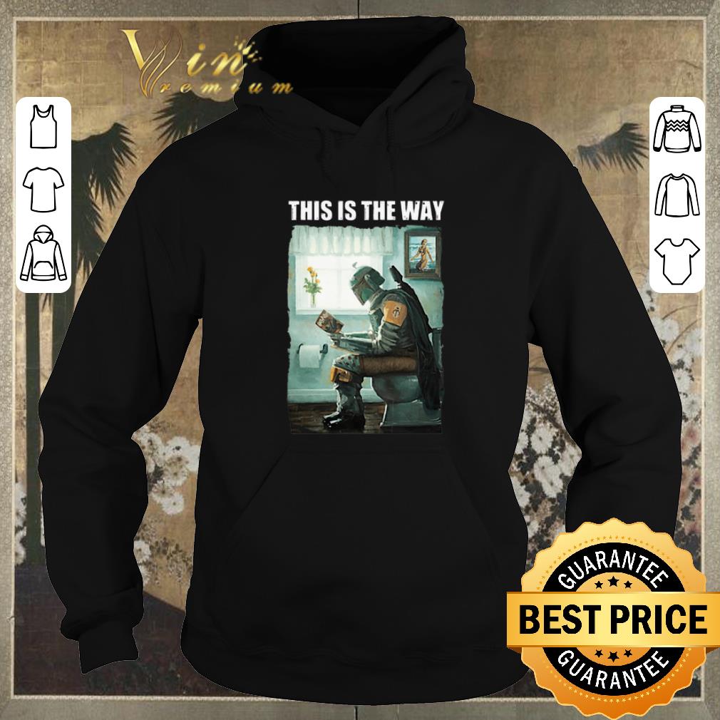 Awesome The Mandalorian this is the way reading Harry Potter shirt sweater 4 - Awesome The Mandalorian this is the way reading Harry Potter shirt sweater