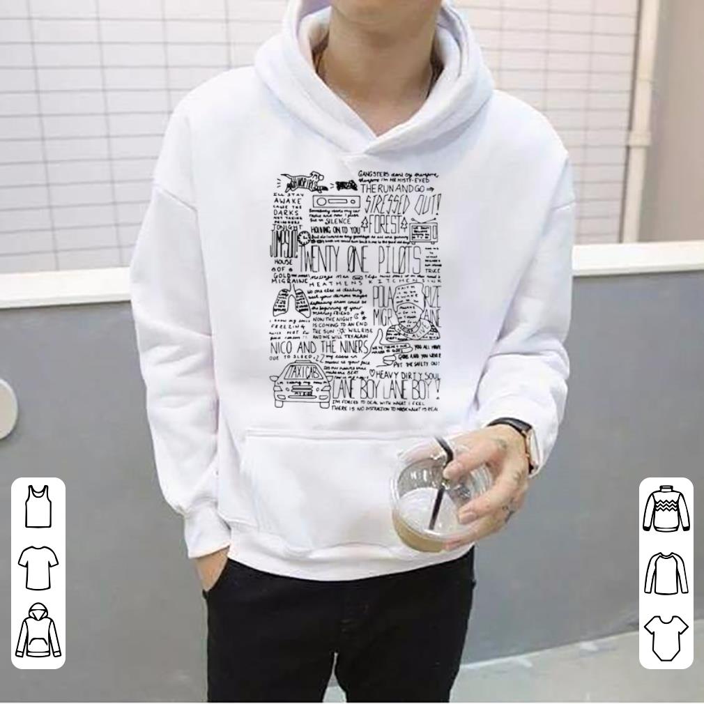 Awesome Twenty One Pilots Lane Boy Lyrics shirt 4 - Awesome Twenty One Pilots Lane Boy Lyrics shirt