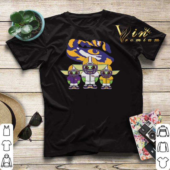 Baby Yoda Mashup LSU Tigers shirt sweater 4 - Baby Yoda Mashup LSU Tigers shirt sweater