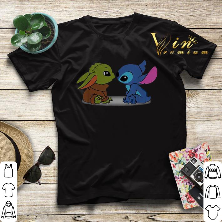 Baby Yoda and baby Stitch shirt sweater 4 - Baby Yoda and baby Stitch shirt sweater