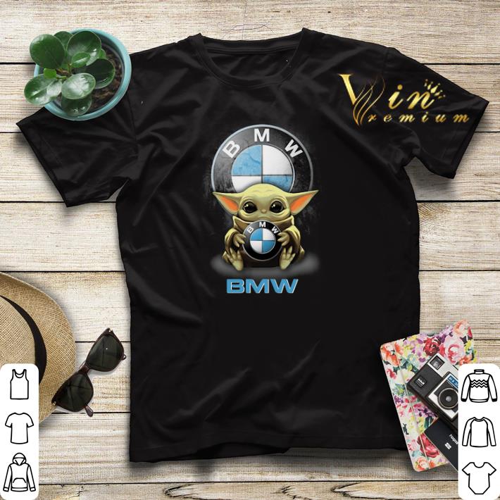 Baby Yoda hug BMW Star Wars Mandalorian shirt sweater 4 - Baby Yoda hug BMW Star Wars Mandalorian shirt sweater