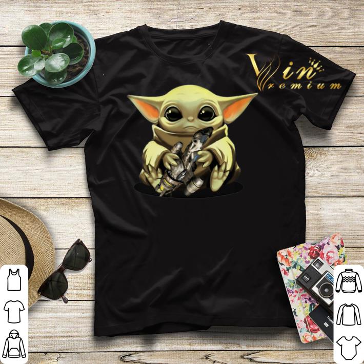 Baby Yoda hug Combat Aircrafts Star Wars shirt sweater 4 - Baby Yoda hug Combat Aircrafts Star Wars shirt sweater