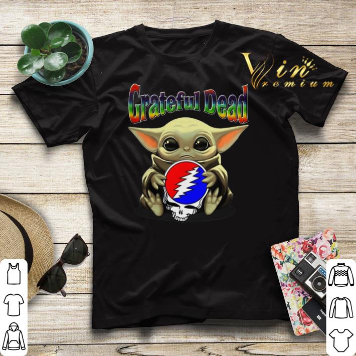 Baby Yoda hug Grateful Dead Star Wars Mandalorian shirt sweater 4 - Baby Yoda hug Grateful Dead Star Wars Mandalorian shirt sweater
