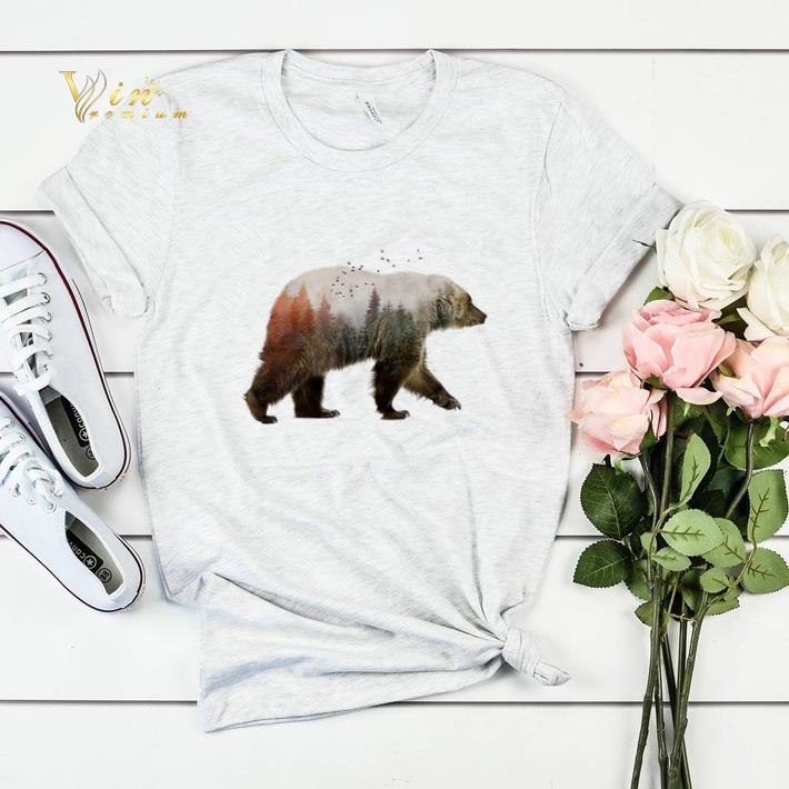 Camping bear nature trees shirt sweater Camping bear nature trees shirt sweater 4 - Camping bear nature trees shirt sweater