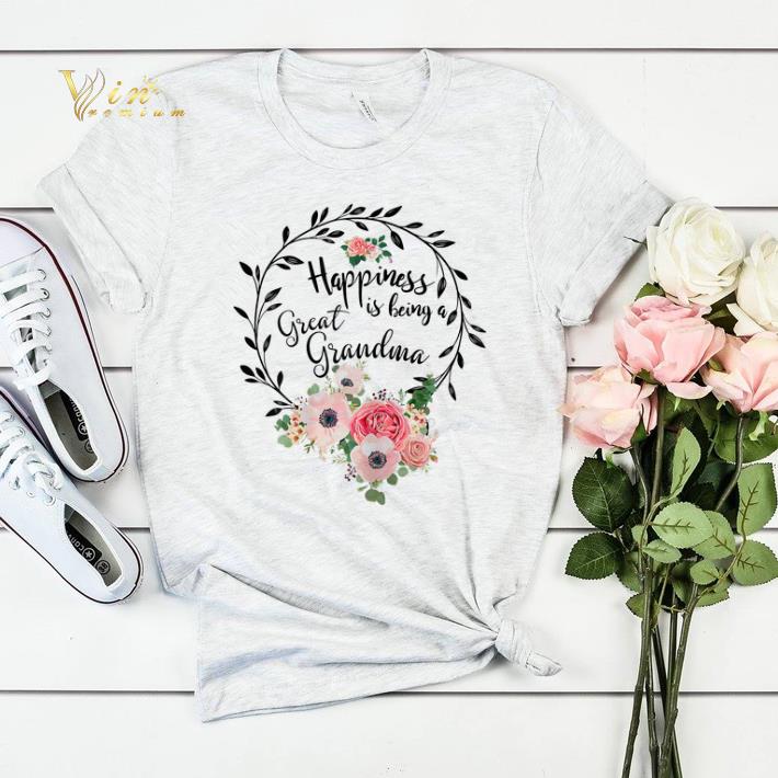 Flowers happiness is being a great grandma floral shirt sweater 4 - Flowers happiness is being a great grandma floral shirt sweater
