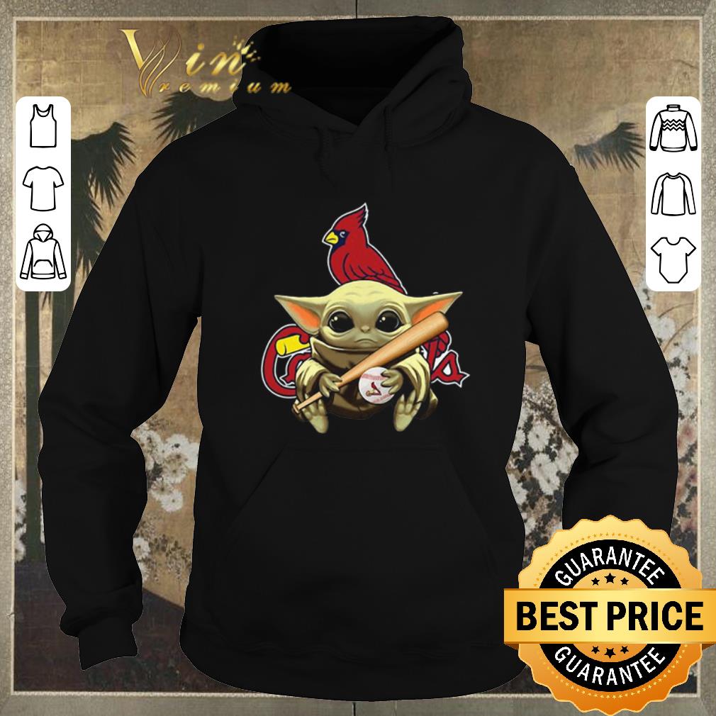 Funny Baby Yoda St Louis Cardinals shirt sweater 4 - Funny Baby Yoda St Louis Cardinals shirt sweater