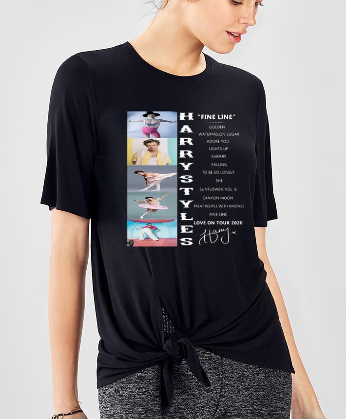 Funny Harry Styles fine line love on tour 2020 signature shirt 4 - Funny Harry Styles fine line love on tour 2020 signature shirt