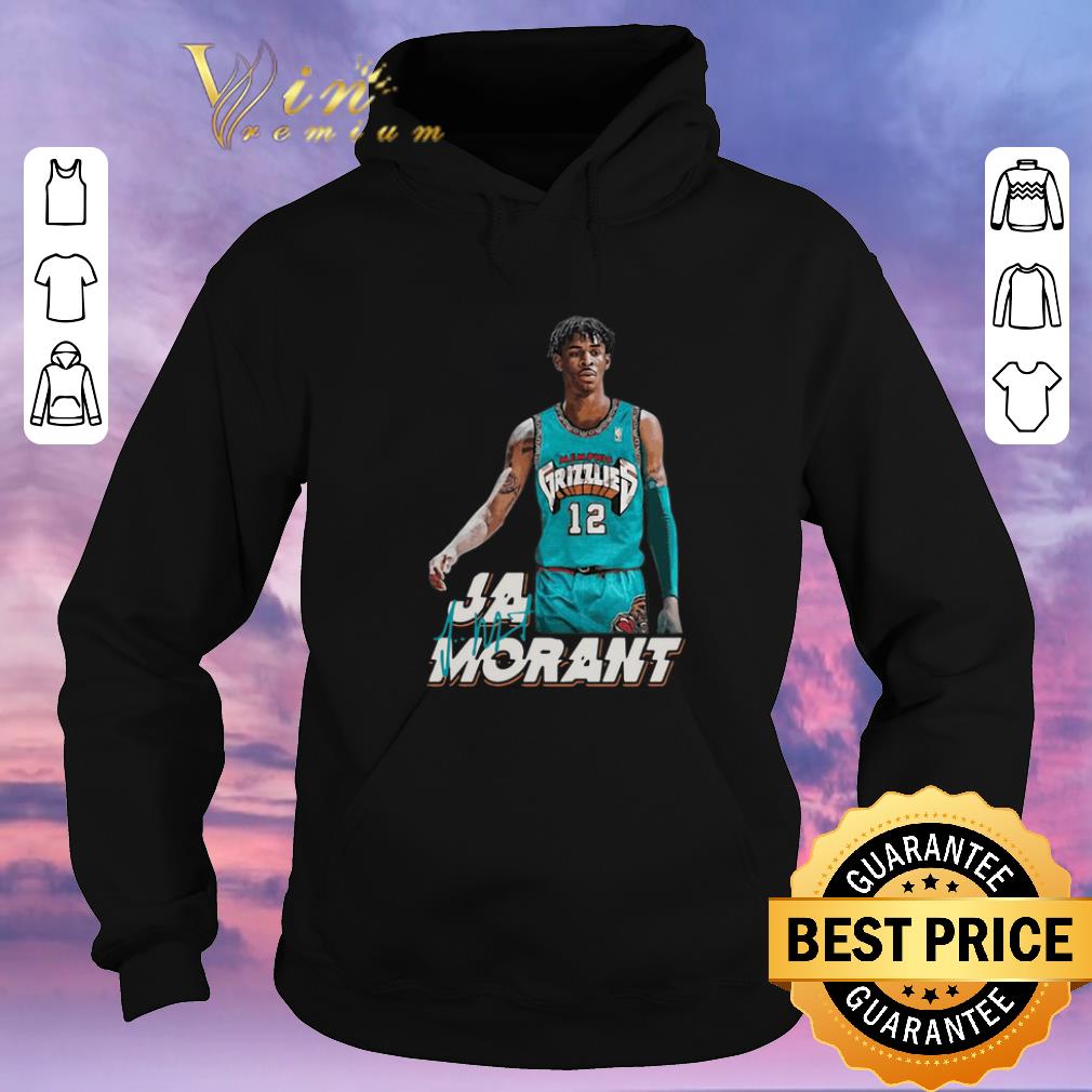 Funny Signature Ja Morant 12 Memphis Grizzlies Basketball shirt 4 - Funny Signature Ja Morant 12 Memphis Grizzlies Basketball shirt