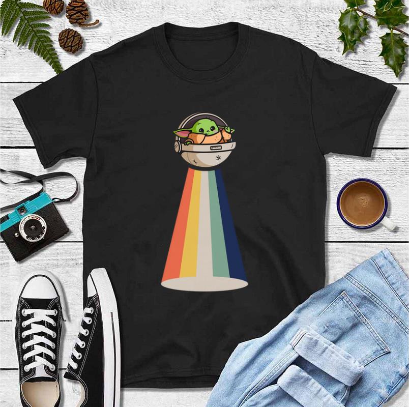Great Baby Yoda UFO vintage shirt 4 - Great Baby Yoda UFO vintage shirt