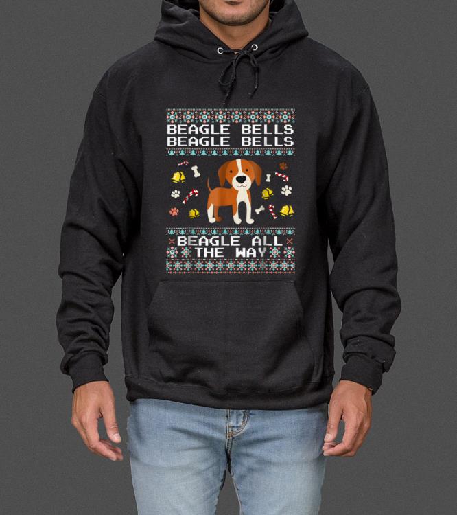 Great Beagle Bells Beagle All The Way Ugly Sweater Christmas sweater 4 - Great Beagle Bells Beagle All The Way Ugly Sweater Christmas sweater