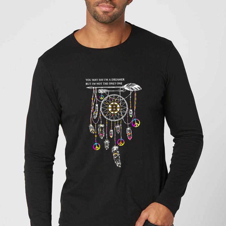 Great Boston Bruins you say I m a dreamer but I m not the only one Boston Bruins dream catcher shirt 4 - Great Boston Bruins you say I’m a dreamer but I’m not the only one Boston Bruins dream catcher shirt