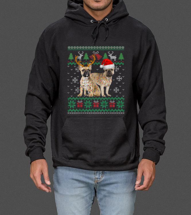 Great French Bulldog Dog Ugly Christmas Puppy Xmas Pajamas Gift sweater 4 - Great French Bulldog Dog Ugly Christmas Puppy Xmas Pajamas Gift sweater