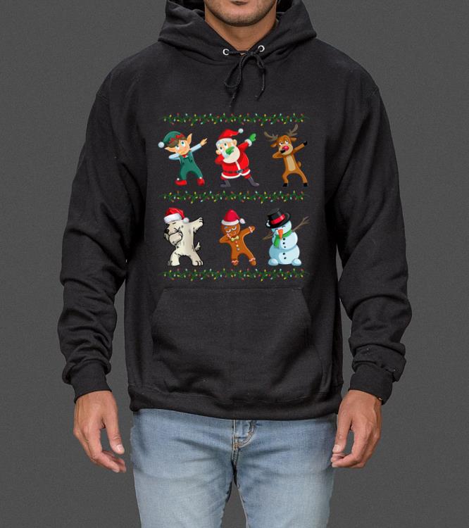 Great Funny Dabbing Santa Scottish Terrier And Friends Christmas sweater 4 - Great Funny Dabbing Santa Scottish Terrier And Friends Christmas sweater