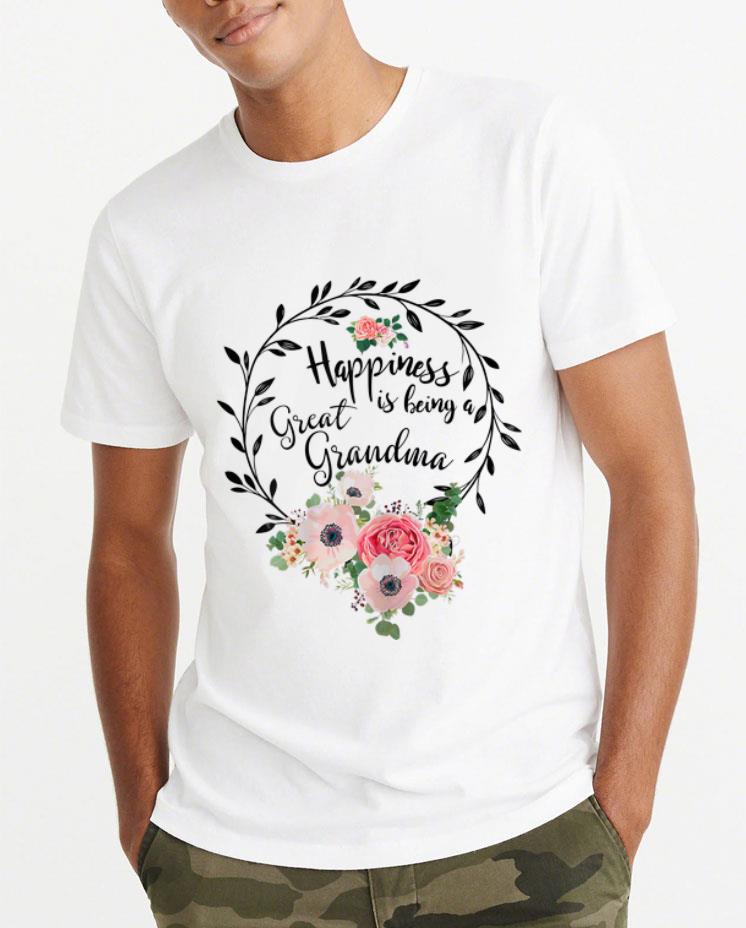 Great Happiness Is Being A Great Grandma Floral shirt 4 - Great Happiness Is Being A Great Grandma Floral shirt