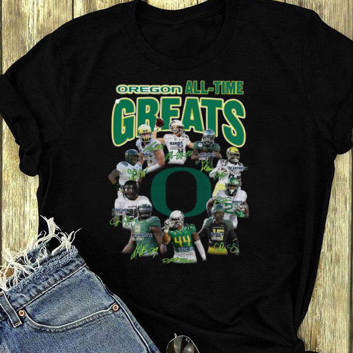 Great Oregon All time greats signatures shirt 4 - Great Oregon All-time greats signatures shirt