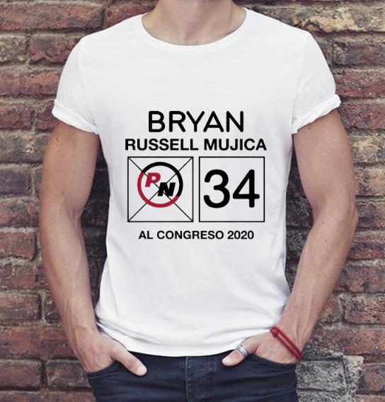 Hot Bryan Russell Mujica PN 34 AL Congreso 2020 shirt 4 - Hot Bryan Russell Mujica PN 34 AL Congreso 2020 shirt