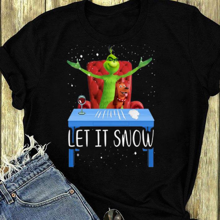Hot Grinch And Max Let It Snow shirt 4 - Hot Grinch And Max Let It Snow shirt