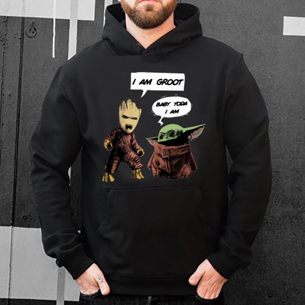 Hot I Am Groot And Baby Yoda I Am shirt 4 1 - Hot I Am Groot And Baby Yoda I Am shirt