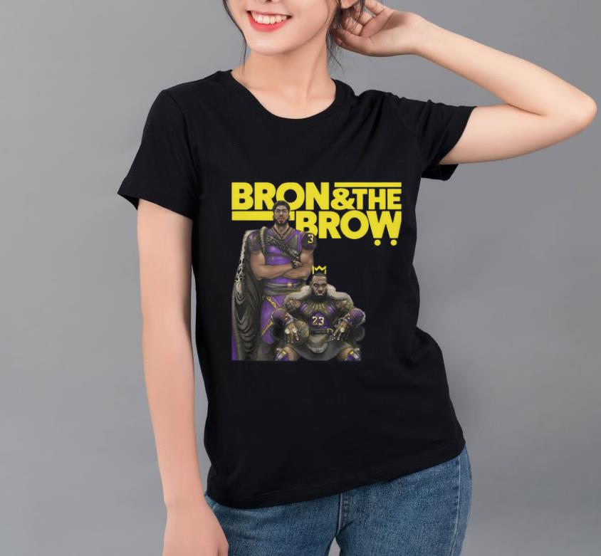 Hot LeBron James Bron The Brow Anthony Davis Los Angeles Lakers shirt 4 - Hot LeBron James Bron & The Brow Anthony Davis Los Angeles Lakers shirt