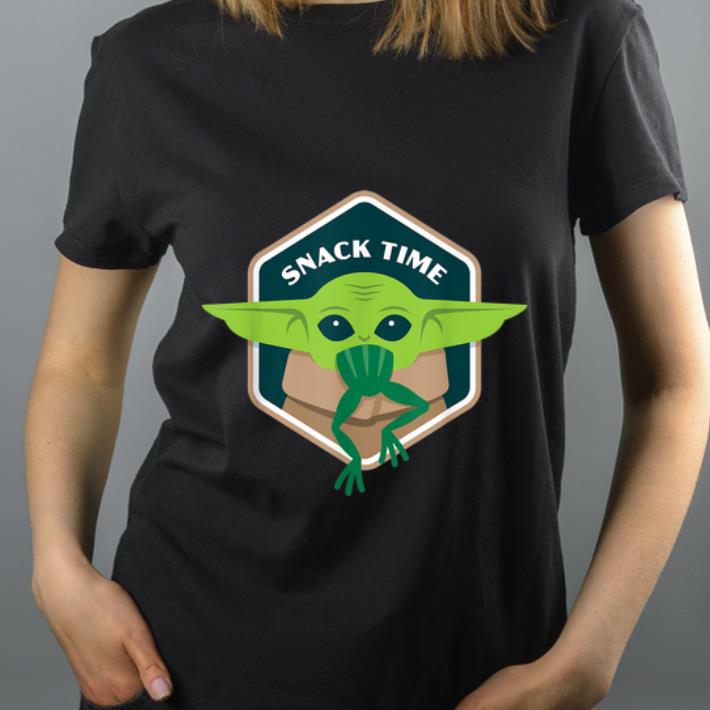Hot Star Wars The Mandalorian Baby Yoda Snack Time shirt 4 - Hot Star Wars The Mandalorian Baby Yoda Snack Time shirt