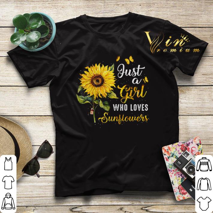 Just a girl who loves sunflowers shirt sweater Just a girl who loves sunflowers shirt sweater 4 - Just a girl who loves sunflowers shirt sweater